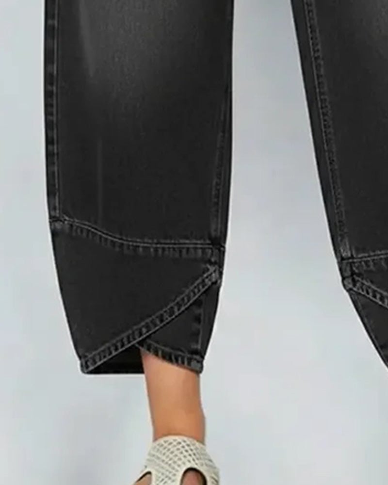 Sienna | Denim Panel Detail Pants