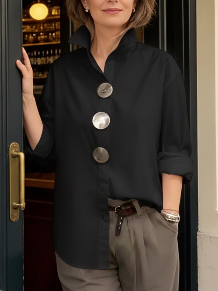 Margaret | Statement Button Blouse