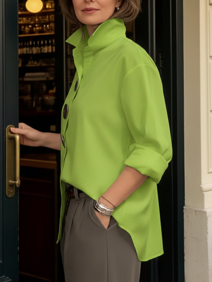 Margaret | Statement Button Blouse