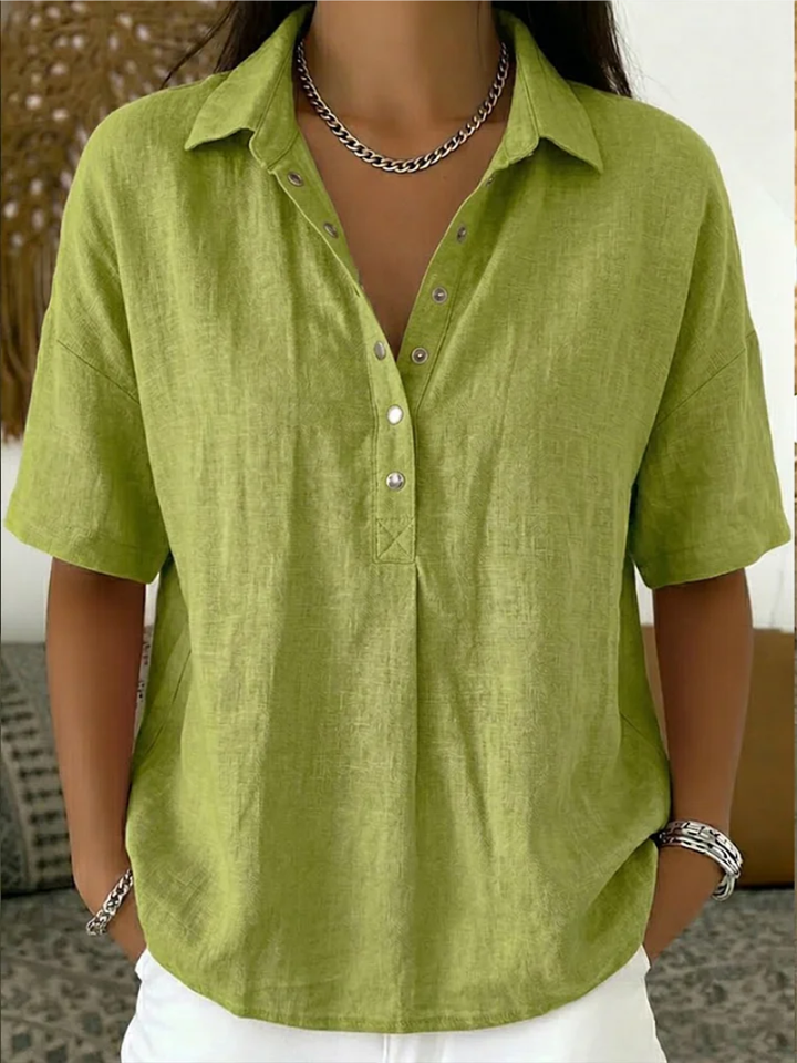 Willow Classic Button Blouse