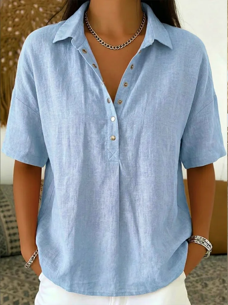 Willow Classic Button Blouse