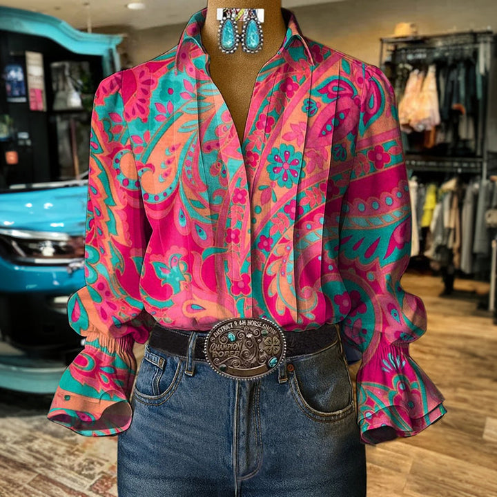 Maribel | Timeless Floral Blouse