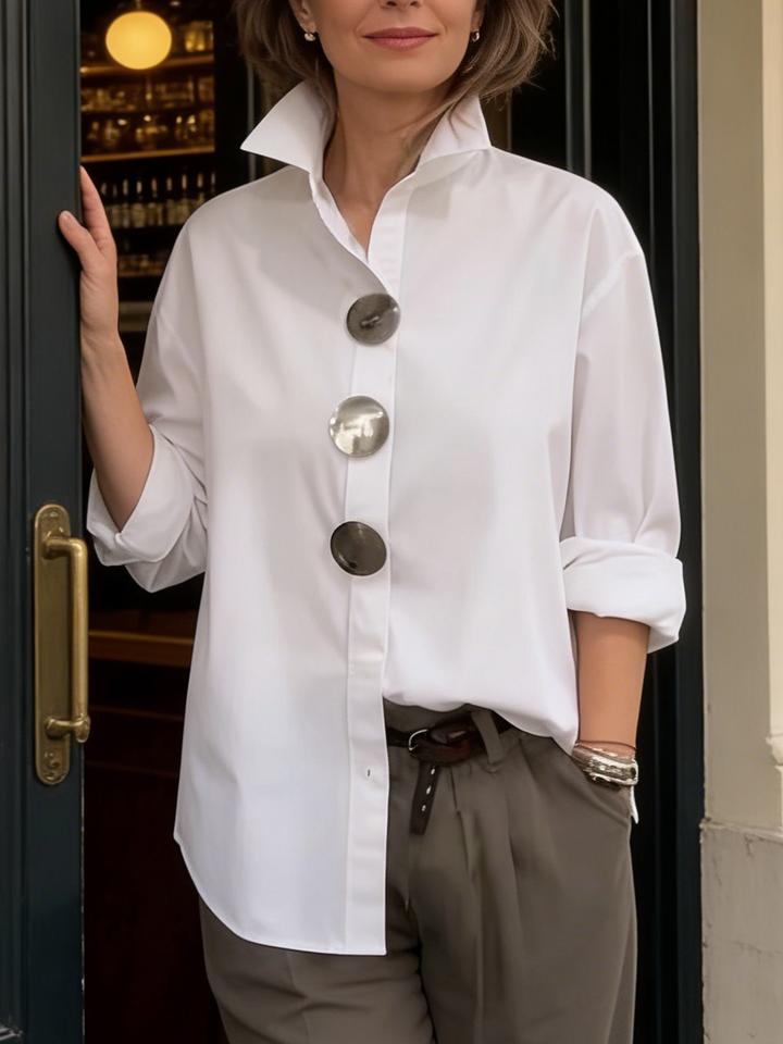 Margaret | Statement Button Blouse