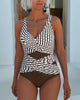 Cross-Over Design Swimwear for Effortless Resort Style