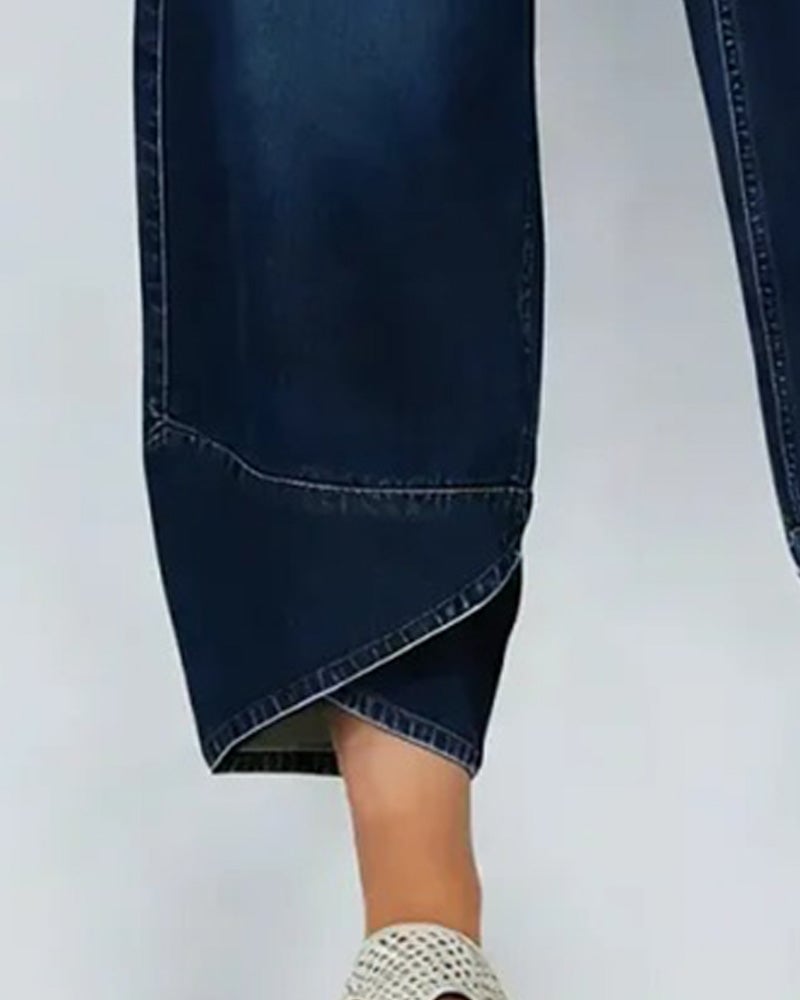 Sienna | Denim Panel Detail Pants