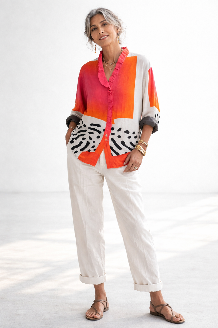 Marielle | Soleil Statement Blouse