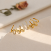 Elena | Elegant Spiral Earrings