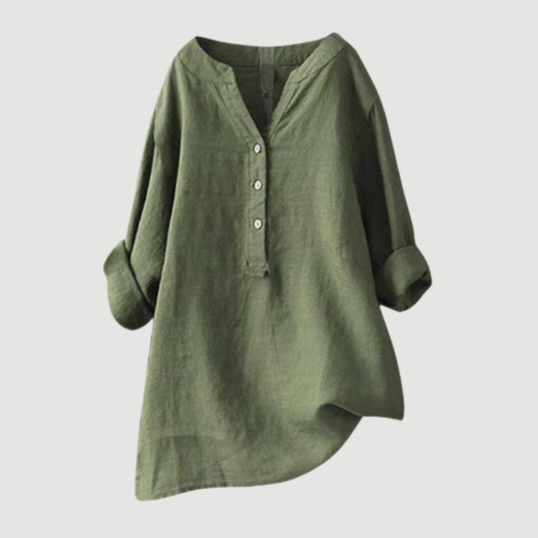 Loraine | Soft Linen Everyday Blouse