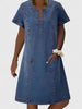 Christine | Elegant Denim Dress