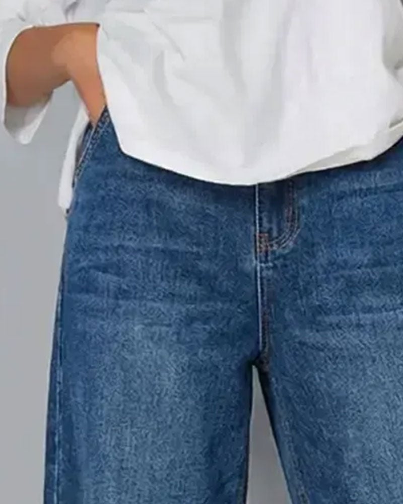 Sienna | Denim Panel Detail Pants