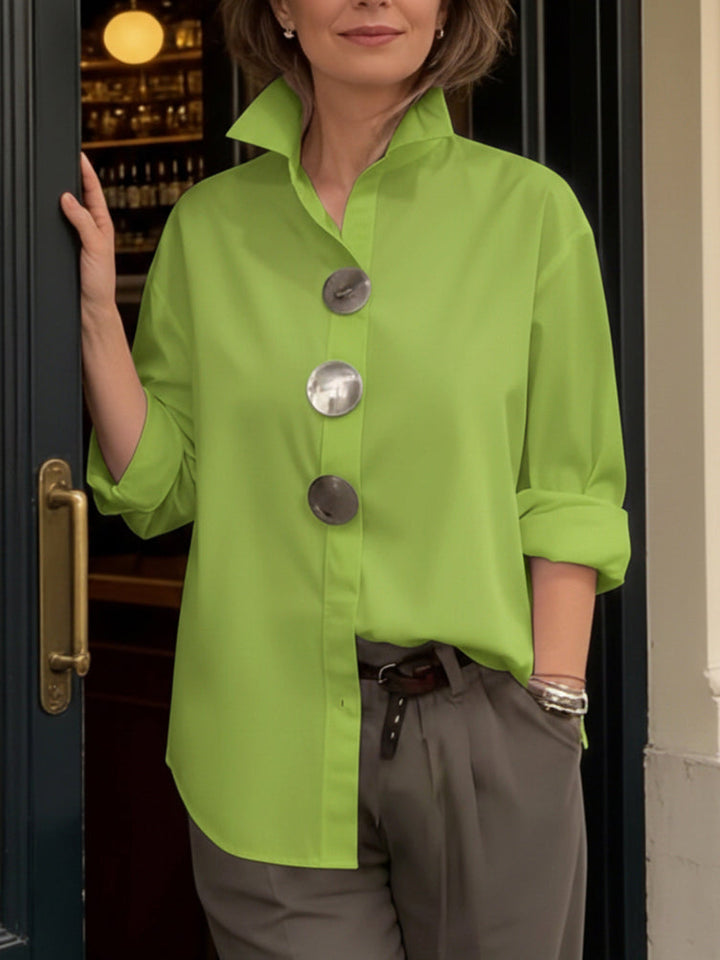 Margaret | Statement Button Blouse