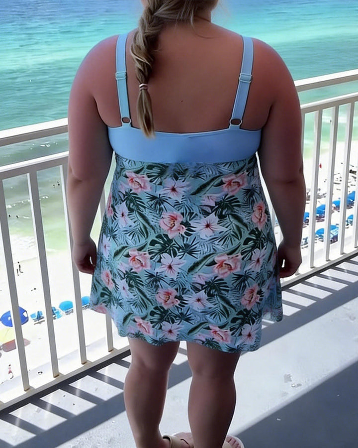 Relaxed Print Two-Piece Swimsuit