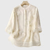 Nellie™ | Elegant Top with Embroidered Flowers