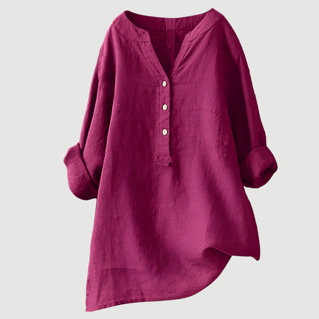 Loraine | Soft Linen Everyday Blouse