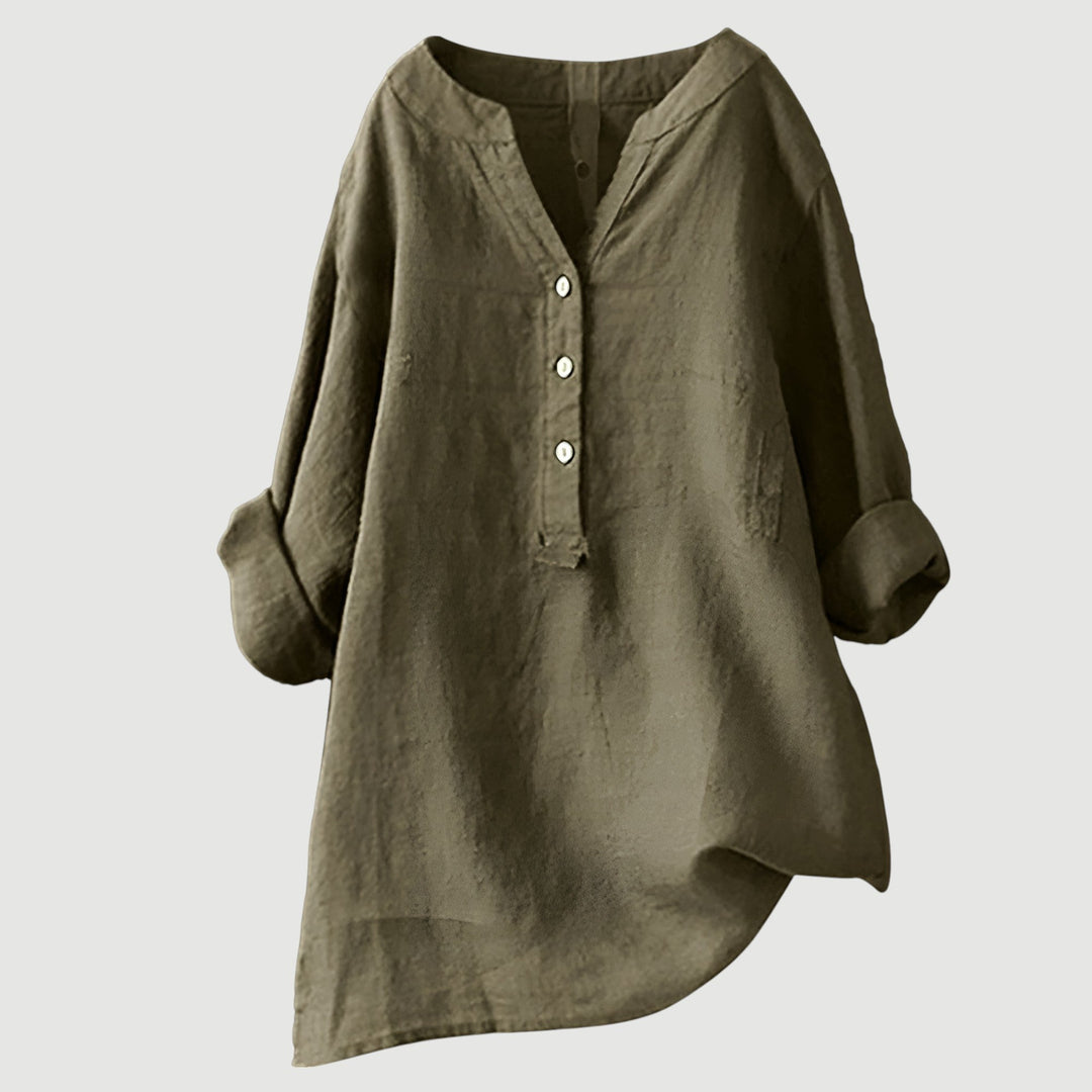 Loraine | Soft Linen Everyday Blouse
