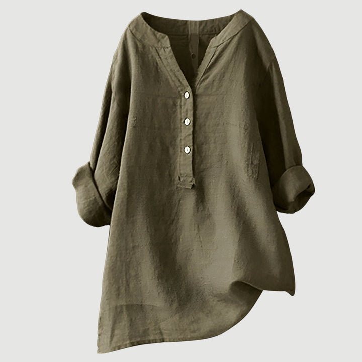 Loraine | Soft Linen Everyday Blouse