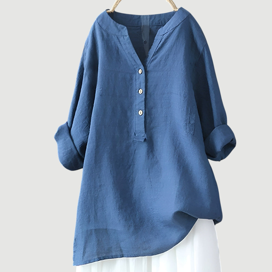 Loraine | Soft Linen Everyday Blouse
