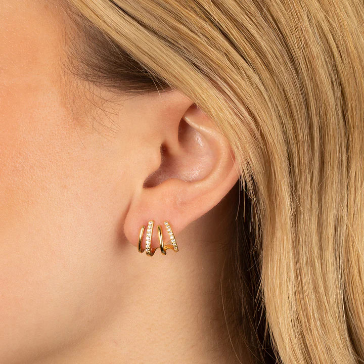Elena | Elegant Spiral Earrings