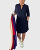Katherine | Solid V-Neck Dress