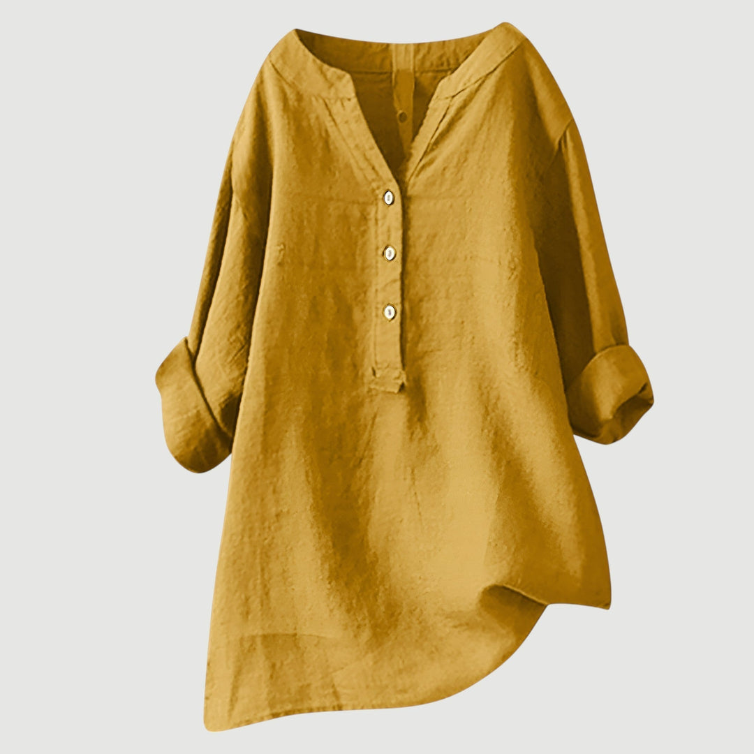 Loraine | Soft Linen Everyday Blouse